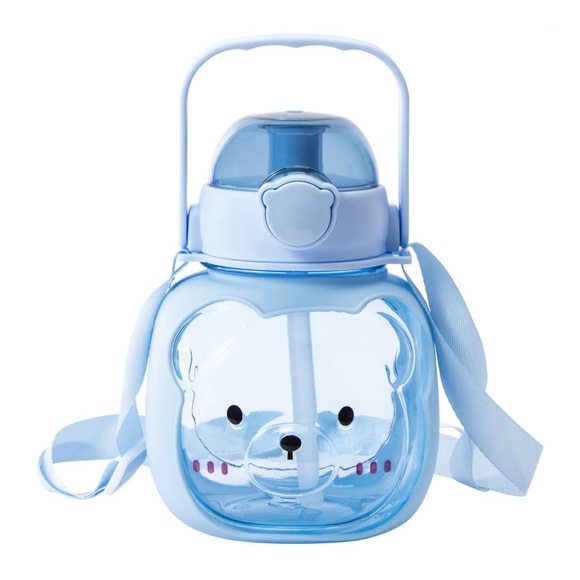Other - Cute Bear Water Bottle with Strap